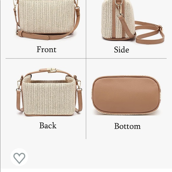 Straw Crossbody Bag - Picture 2 of 5